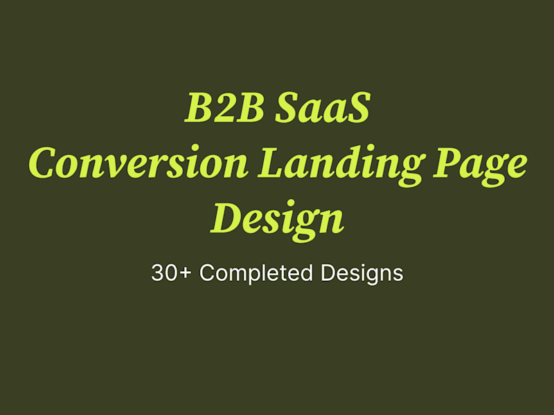 Cover image for Conversion Landing Page for Apps| Copy| Figma |Framer| Webflow