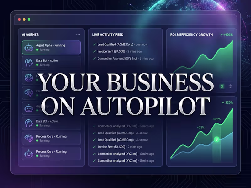 Cover image for Building Intelligent Business Systems & AI Agents