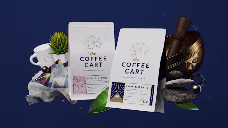 Cover image for The Coffee Cart Brand Identity