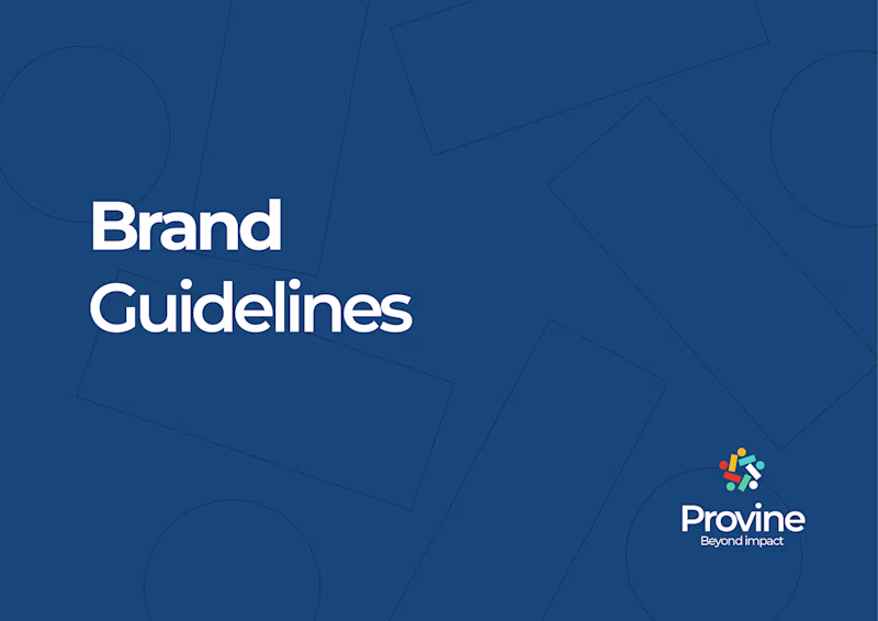 Cover image for Provine Branding (NGO, Charity)