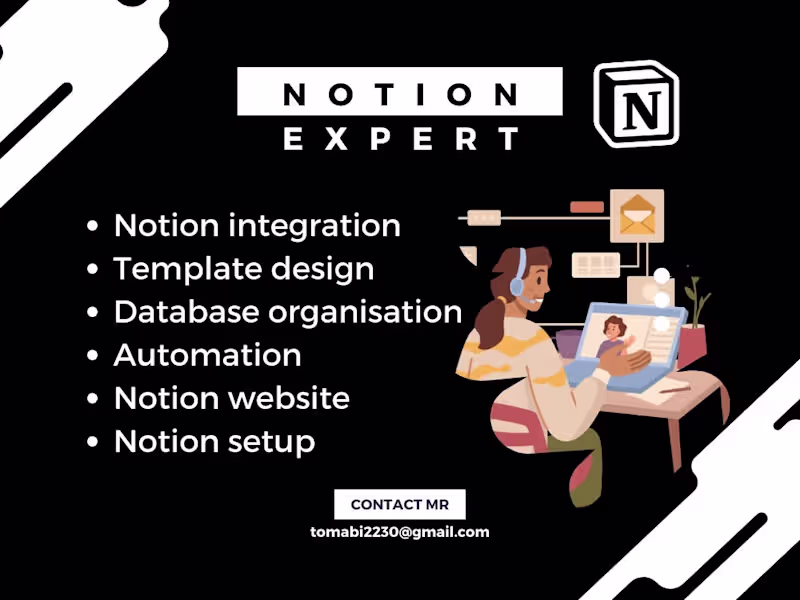 Cover image for Notion project tracker management customize views 