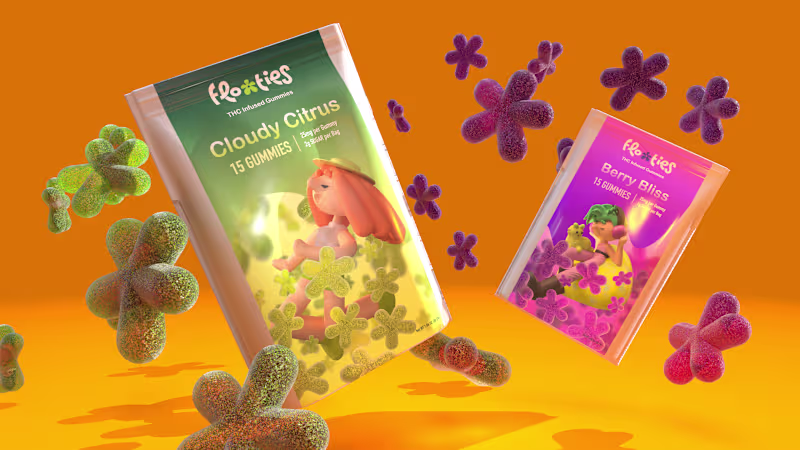 Cover image for Floaties Cannabis Edibles Brand Identity Design