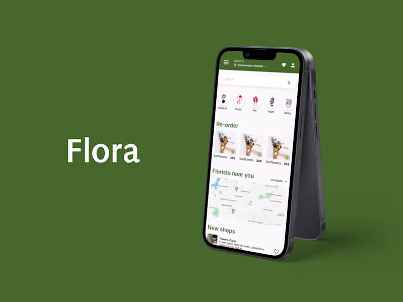 Cover image for App for a florist commerce