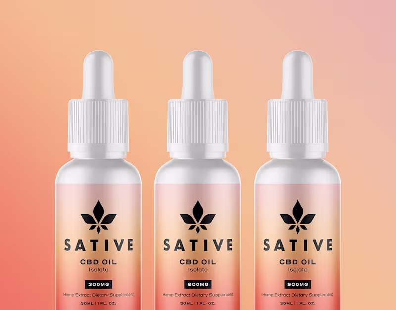 Cover image for Sative CBD - Brand Identity