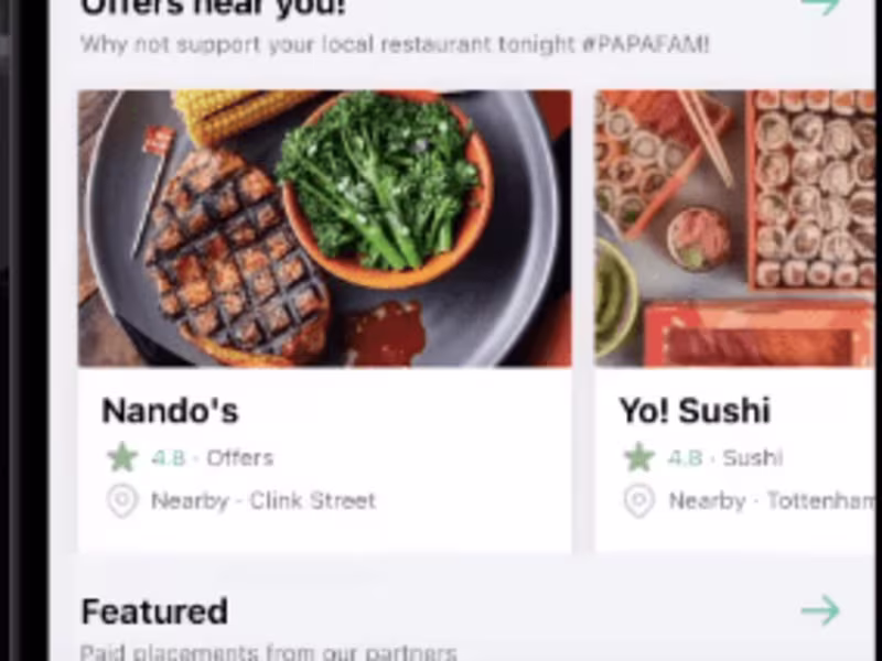 Cover image for Deliveroo clone Mobile app