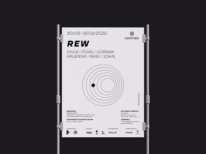 Cover image for Visual Identity Design for REW/FWD Exhibition
