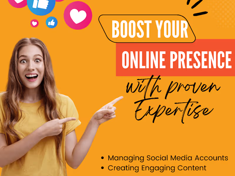 Cover image for Attractive and engaging posts for social media