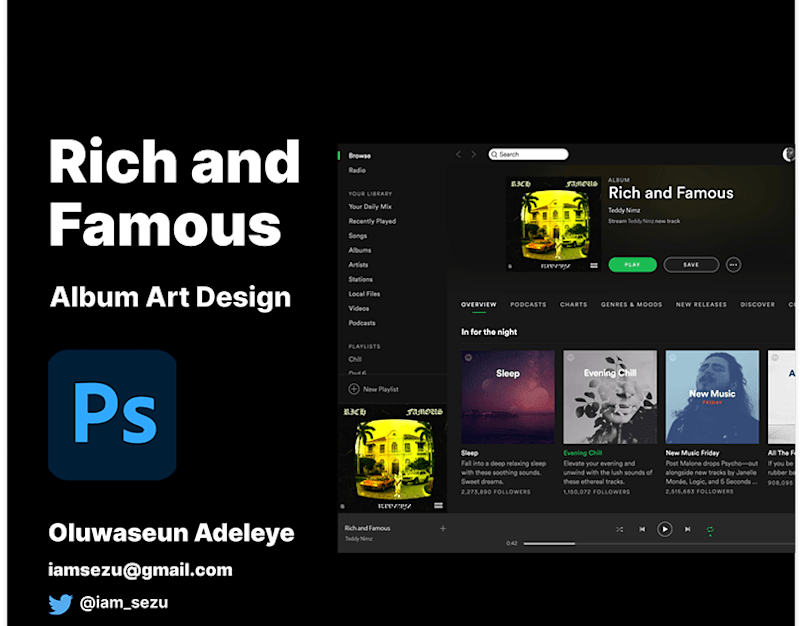 Cover image for Rich and Famous - Cover Art