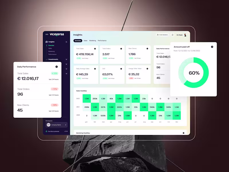Cover image for Viceversa - Financing Dashboard