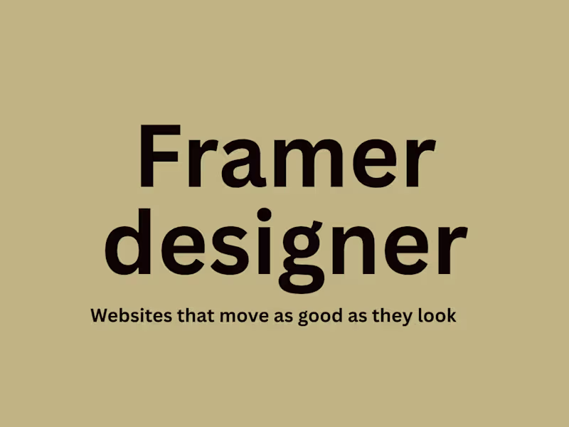 Cover image for Framer Designer