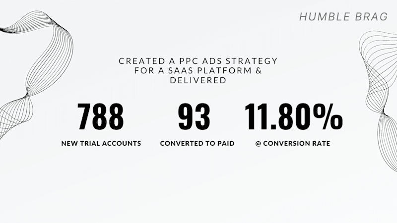 Cover image for Created a PPC ads strategy FOR A SaaS Platform 
