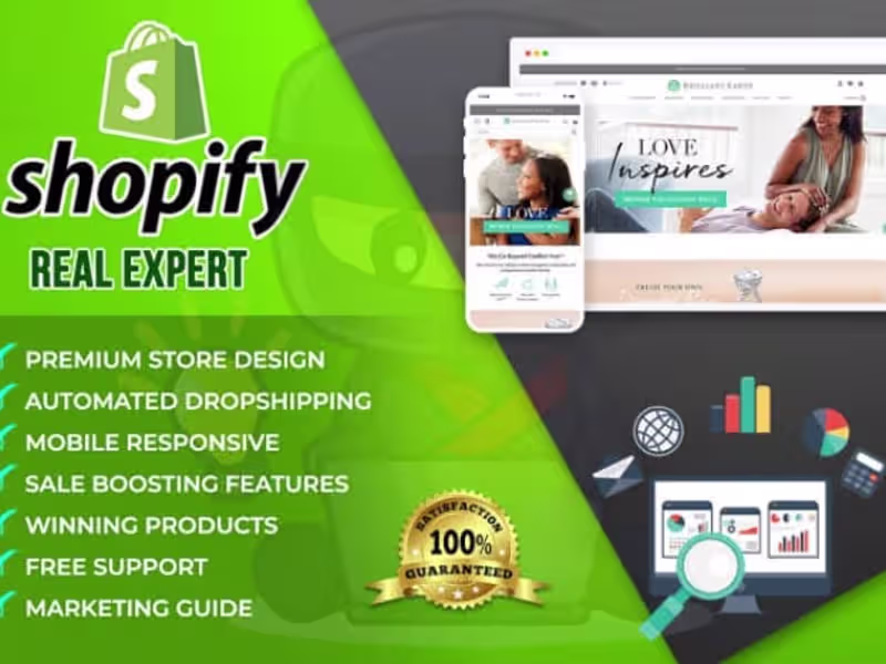 Cover image for I will design and redesign shopify websites 
