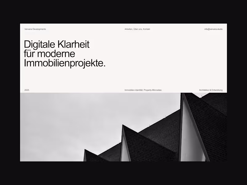 Cover image for Digitale Klarheit für moderne Immobilienprojekte