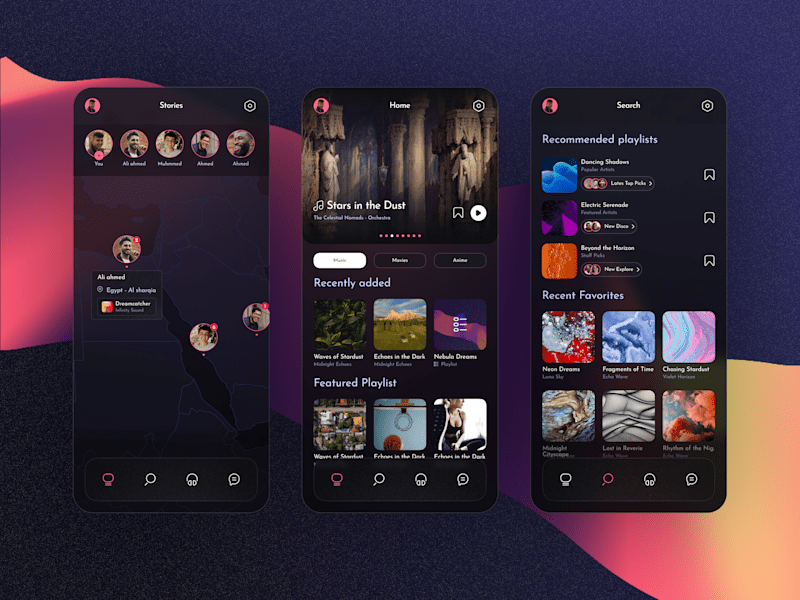 Cover image for Music buds - Concept app design