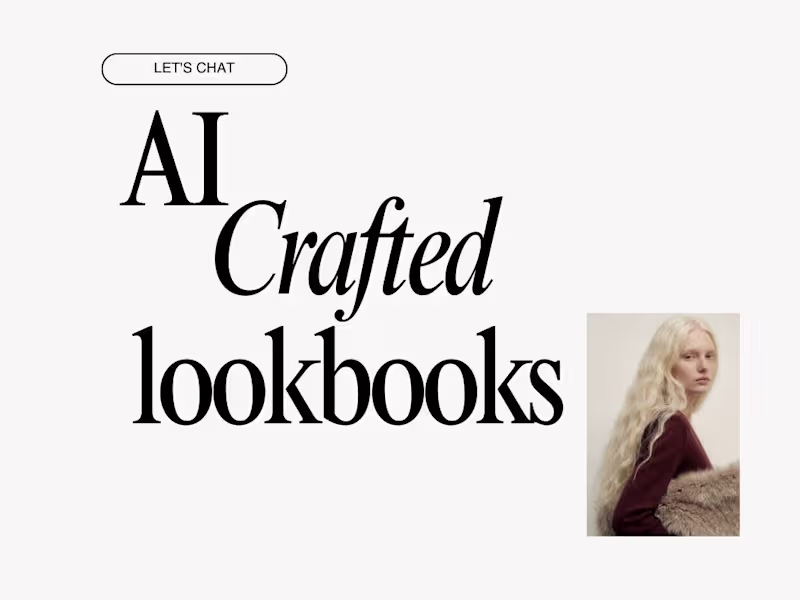 Cover image for AI FASHION LOOKBOOKS