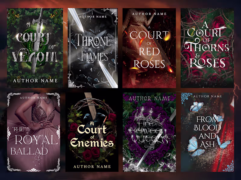 Cover image for Fantasy Novel Cover Design