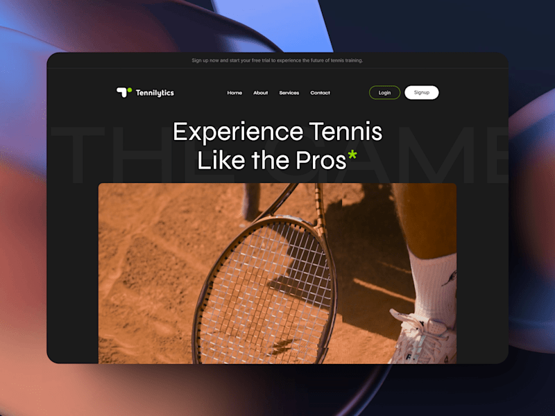 Cover image for Webflow Development for Tennilytics