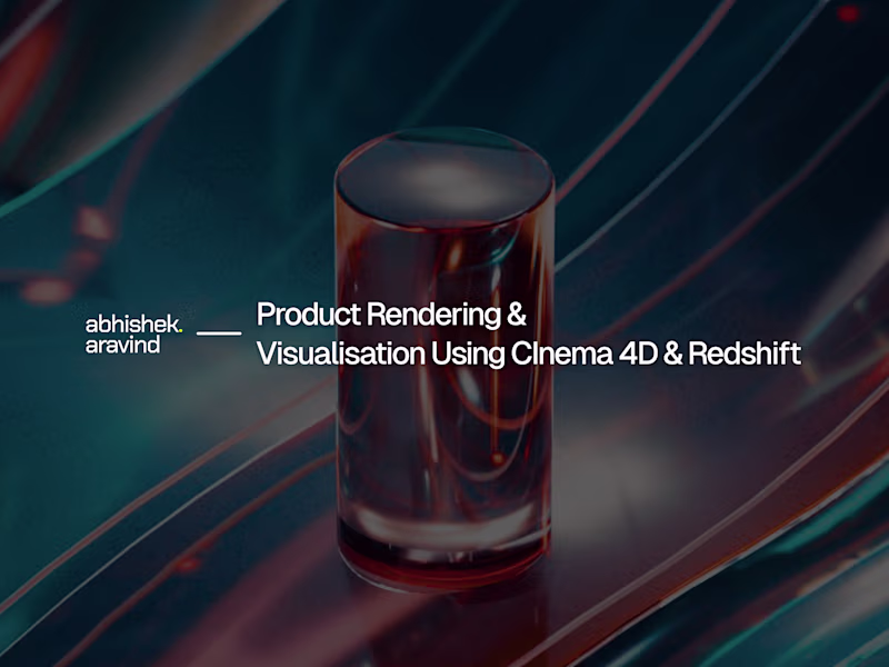 Cover image for 3D Rendering & Product Visualization