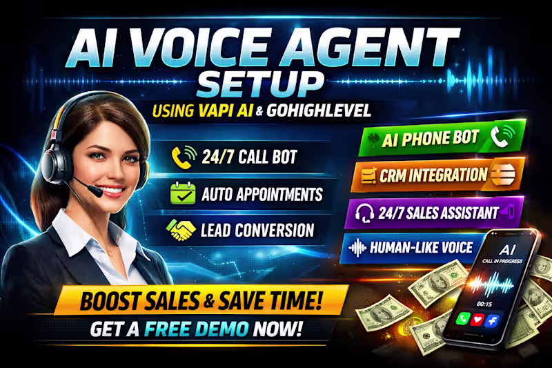 Cover image for Ai calling agent & appointment booking using Vapi, GHL & n8n