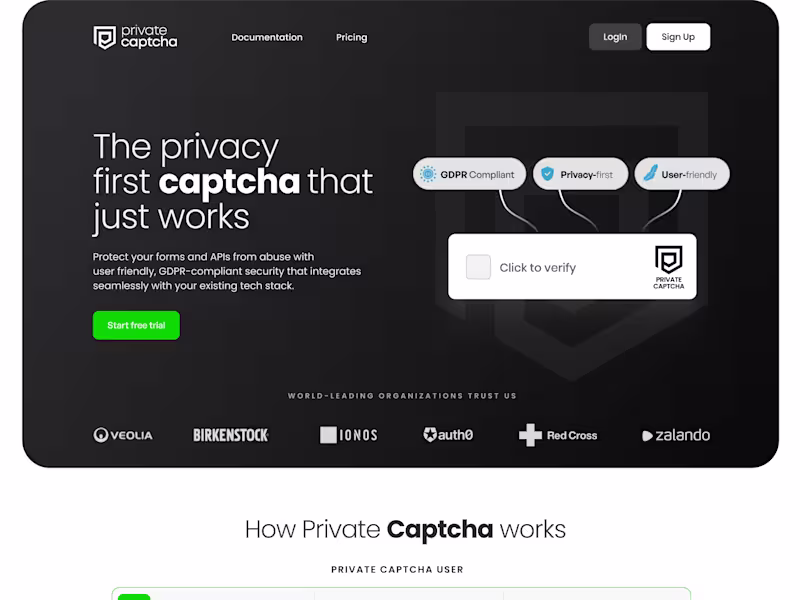 Cover image for Private Captcha - Web Security Enhancement Tool