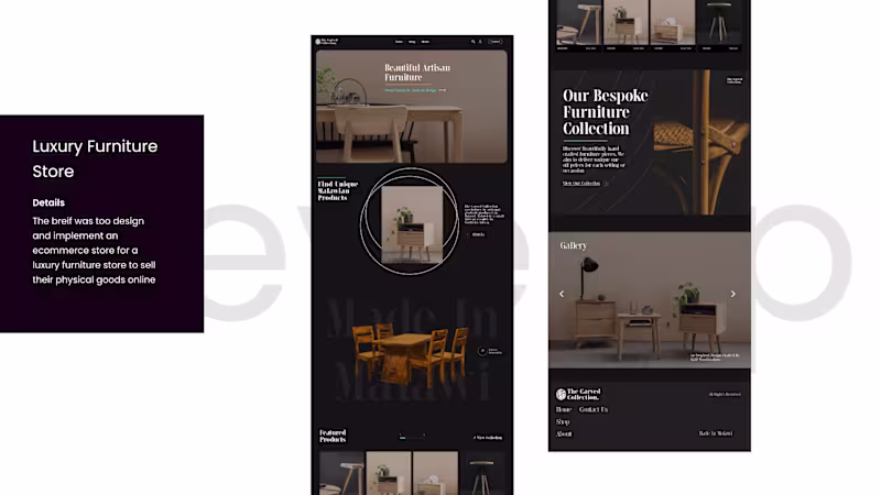 Cover image for Luxury Furniture Store