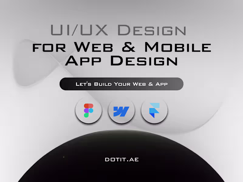 Cover image for UI/UX Design for Mobile Apps & Websites