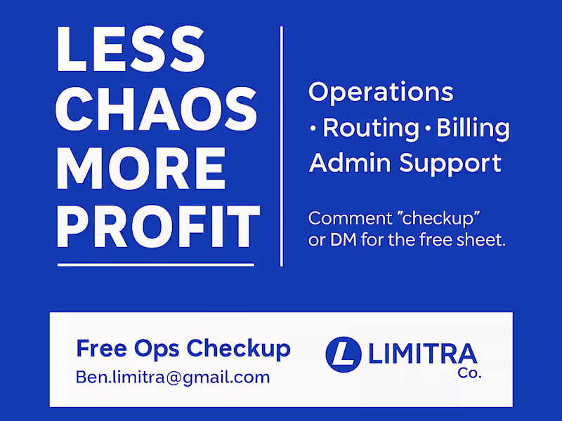 Cover image for Remote Ops & CRM Support for Service Businesses