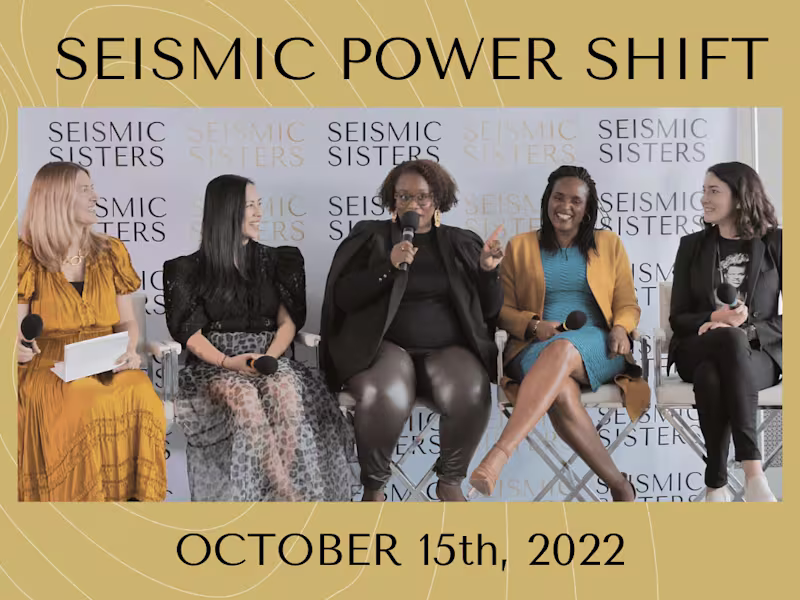 Cover image for Seismic Sisters on Instagram: “SEISMIC POWER SHIFT is now up on…