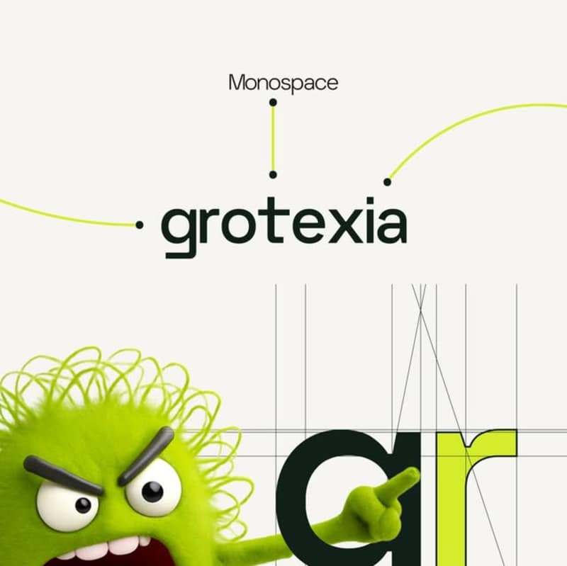 Cover image for Grotexia Typeface Development