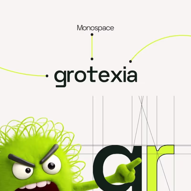 Cover image for Grotexia Typeface Development