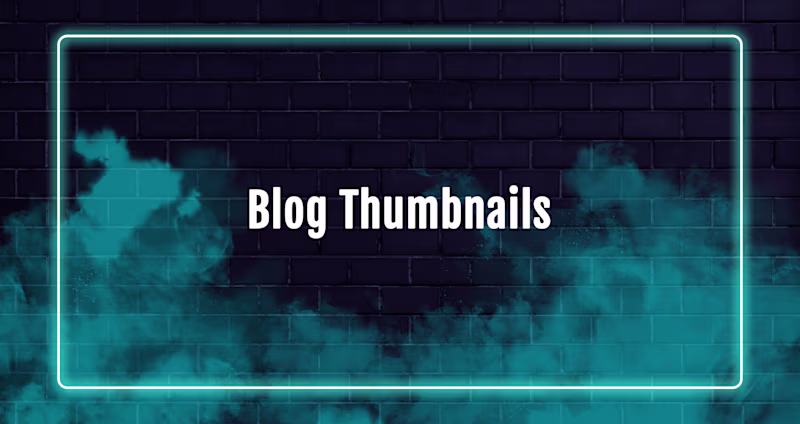 Cover image for Blog Thumbnail Design for Tech Publications