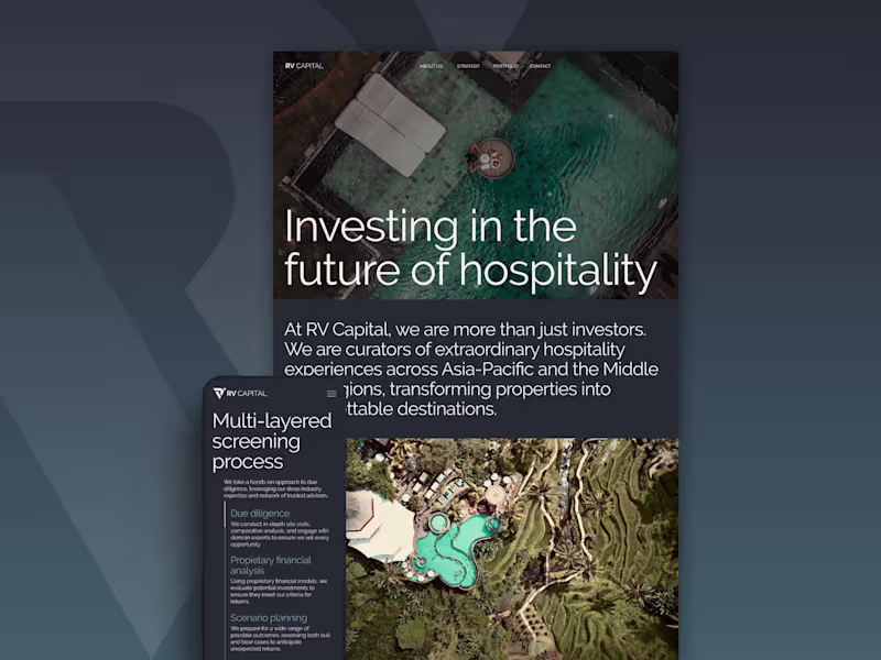 Cover image for Digital Identity Refresh for RV Capital