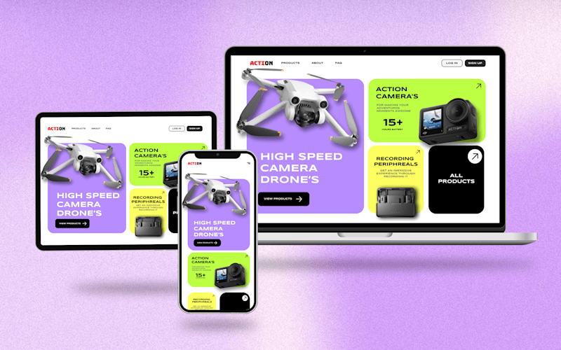 Cover image for ACTION UI Design  