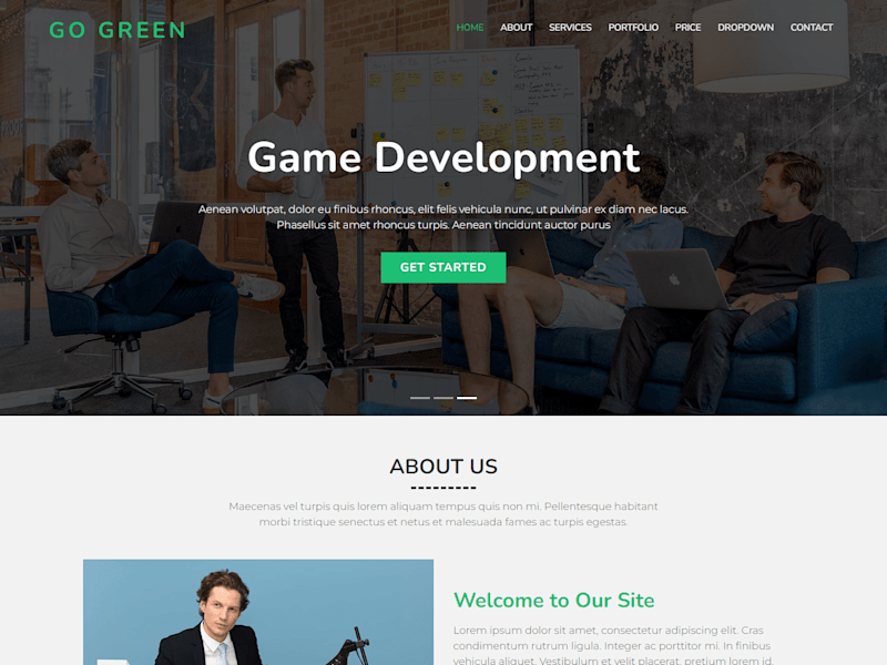 Cover image for GO GREEN | HTML Business Template