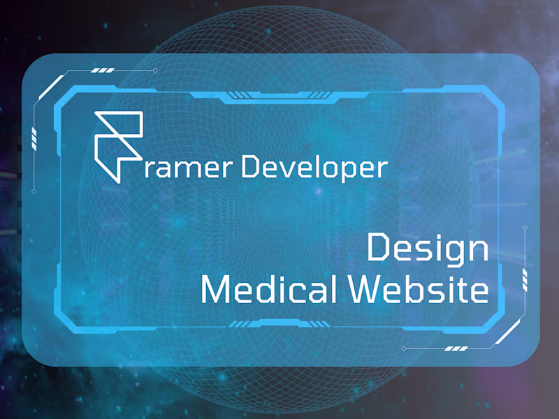 Cover image for Redesign medical website, Medical Website, Framer Developer