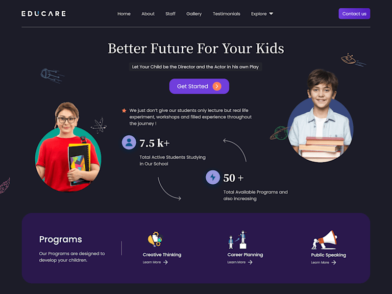 Cover image for Website for School