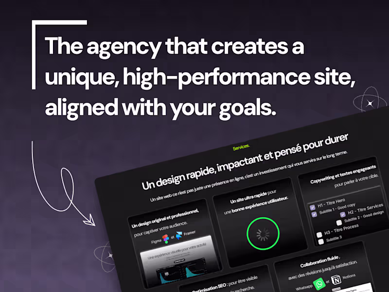 Cover image for High-Performance Website Design on Figma/Framer