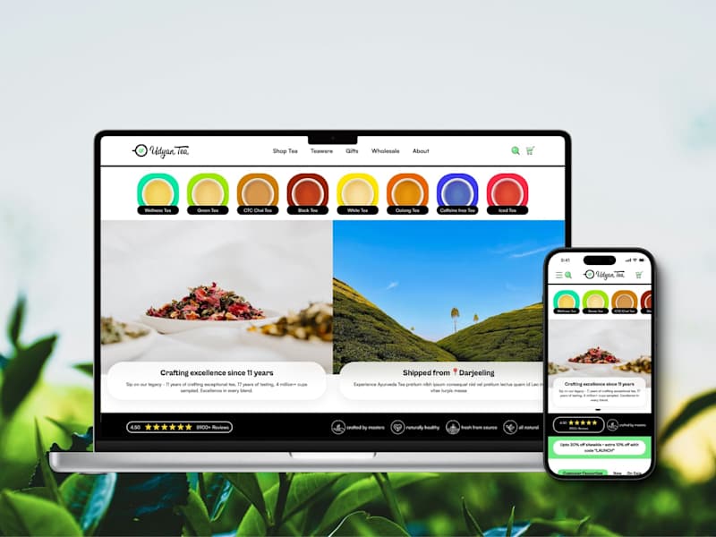 Cover image for Custom Website UI/UX Design | CRO | E-commerce