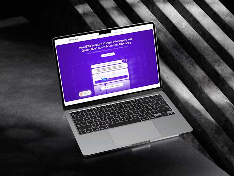 Cover image for Webless AI SaaS Website Design + Webflow Development