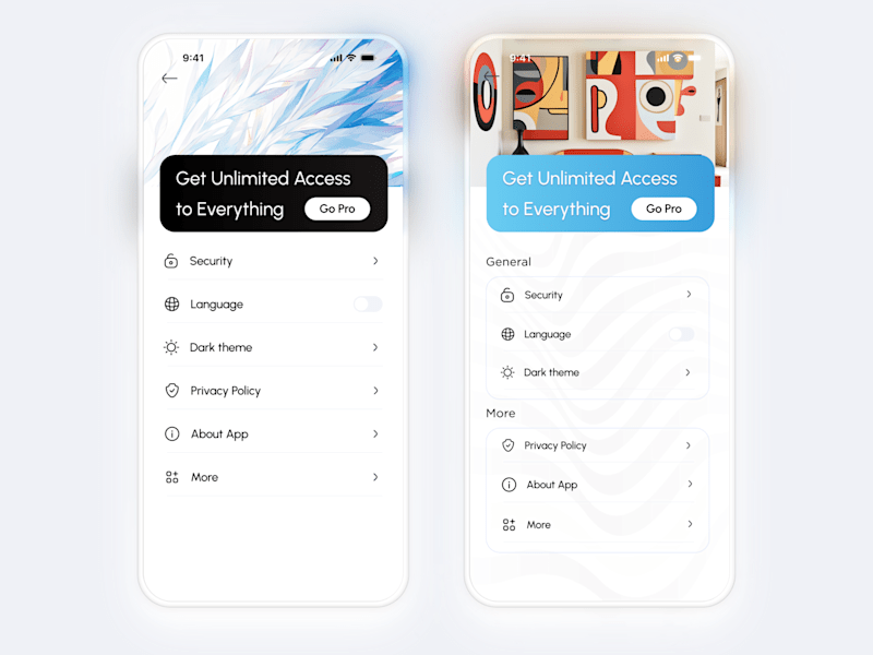 Cover image for Settings – AI Video Generator App UI