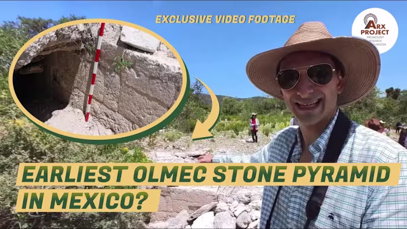 Cover image for EXCLUSIVE: Earliest OLMEC stone PYRAMID discovered in Mexico? -…
