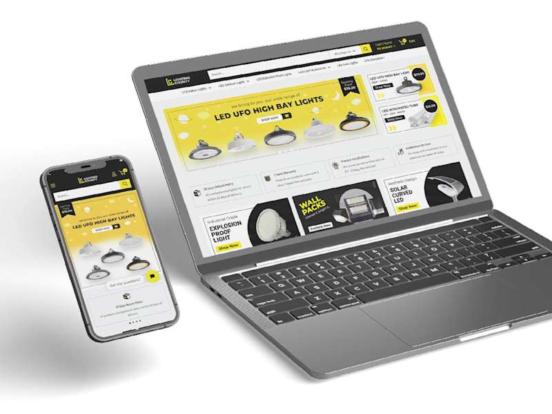Cover image for Lighting County : E-commerce Website Redesign