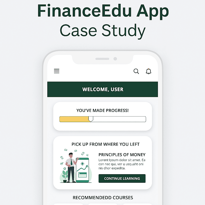 Cover image for FinanceEdu App Case Study