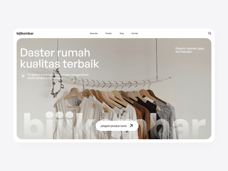 Cover image for Creating new design from scratch Website for Daster Biji Kembar 