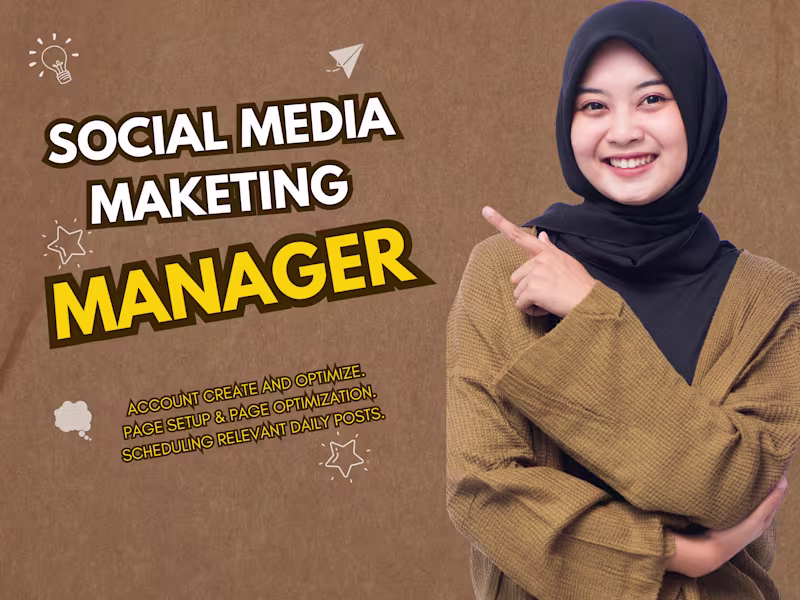 Cover image for I will professionally manage and grow your social media