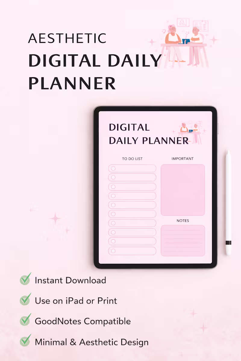 Cover image for Problem: Many people struggle with cluttered schedules and o...
