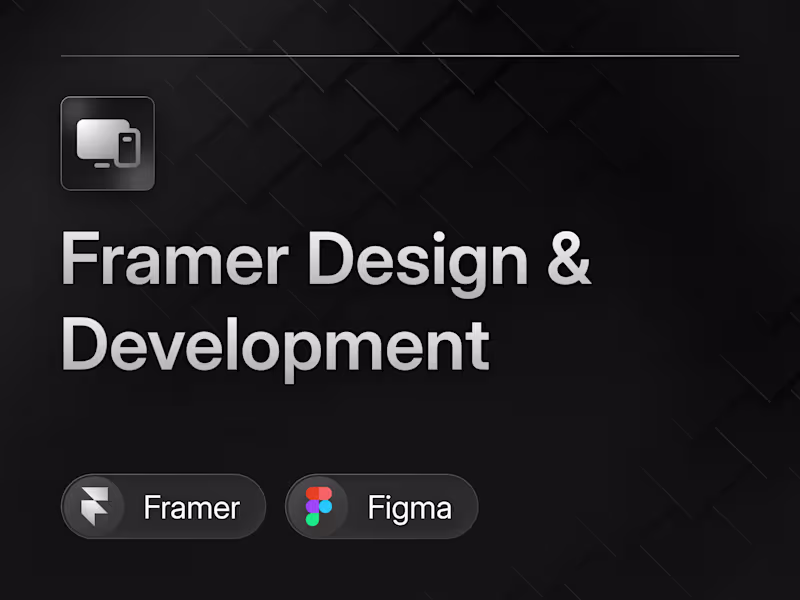 Cover image for Framer Design & Development