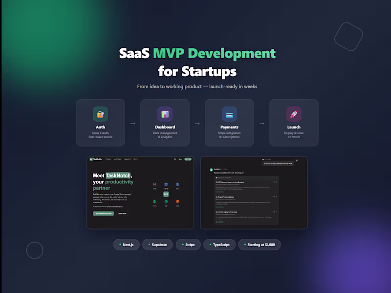 Cover image for SaaS MVP Development