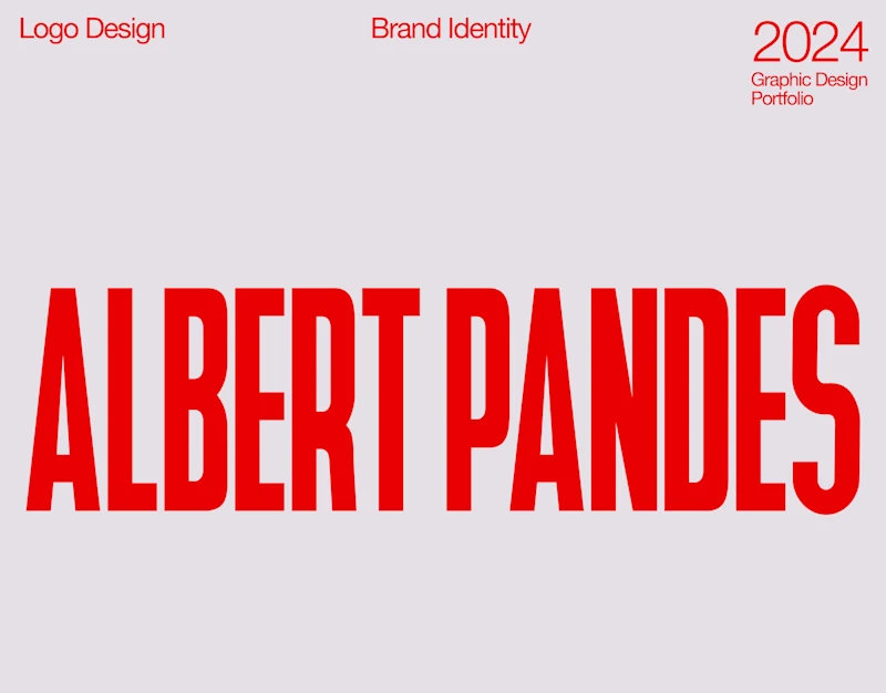 Cover image for Albert Pandes Design Portfolio - 2024