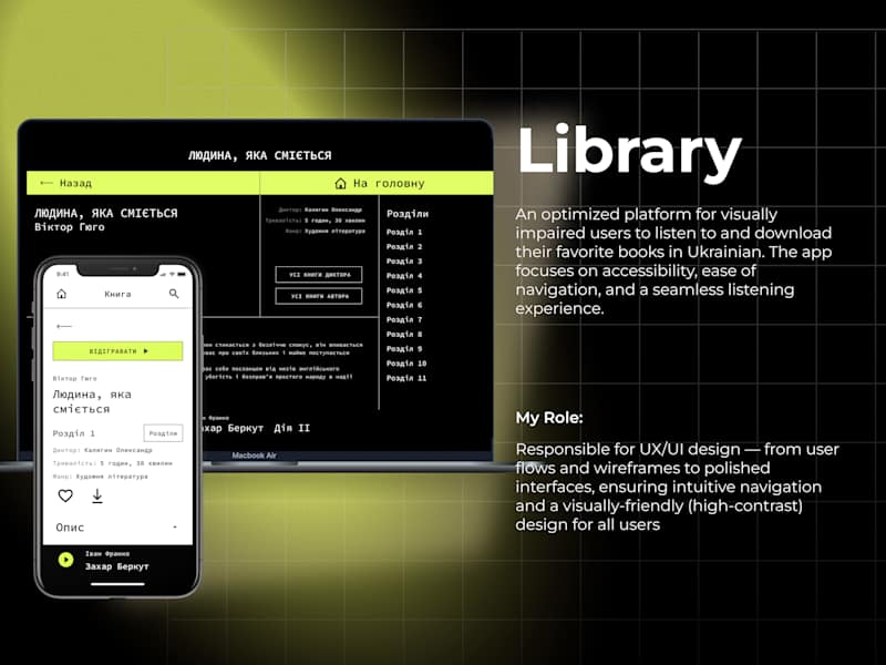 Cover image for Accessible Library App Design